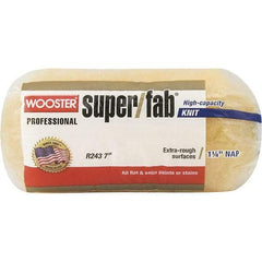 Wooster Brush - 1-1/4" Nap, 7" Wide Paint Roller - Extra-Rough Texture, Synthetic Knit - Benchmark Tooling