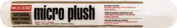 Wooster Brush - 3/4" Nap, 18" Wide Paint Roller - Semi-Rough to Rough Texture, Microfiber - Benchmark Tooling