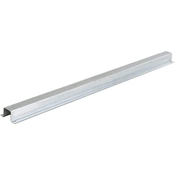 Steel King - 3" Wide, 1 High, Open Shelving Accessory/Component - Steel, Galvanized Finish, 36" Long, Use with Pallet Racks - Benchmark Tooling