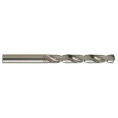 2.8 mm Dia. × 2.8 mm Shank × 33 mm Flute Length × 61 mm OAL, Jobber, 118°, Uncoated, 2 Flute, External Coolant, Round Solid Carbide Drill