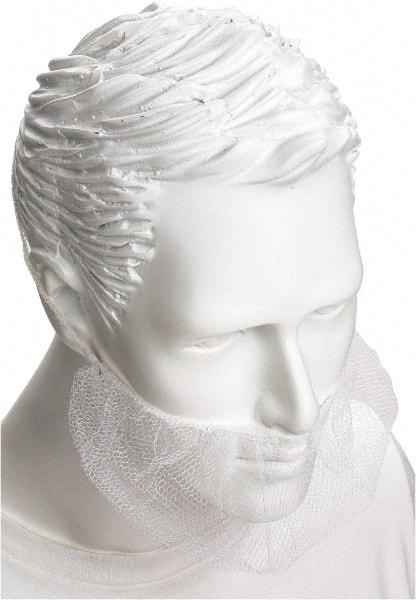 PRO-SAFE - Size L, Beard Cover - White, Nylon - Benchmark Tooling