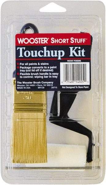 Wooster Brush - Trim Paint Roller Kit - Includes Paint Tray, Roller Cover & Frame - Benchmark Tooling