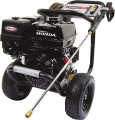 Simpson - Gas, 11.7 hp, 4,200 psi, 4 GPM, Cold Water Pressure Washer - AAA Triplex, 50' x 3/8" Hose - Benchmark Tooling