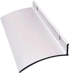 National Guard Products - 6' Long x 2" Wide, Drip Cap Weatherstripping - 1-3/4" Door Thickness, Aluminum - Benchmark Tooling