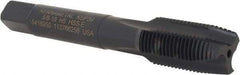 Kennametal - 5/8-18, 3 Flute, Oxide Finish, Vanadium High Speed Steel Spiral Point Tap - Plug Chamfer, Right Hand Thread, 3-13/16" OAL, 27.7mm Thread Length, 12.19mm Shank Diam, 2B Class of Fit, Series GOtap - Exact Industrial Supply