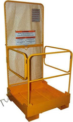Vestil - 89" Platform - Forklift Work Platform, 600 Lb Capacity, 89-1/2" Platform Height, 37" Base Width x 38" Base Depth - Benchmark Tooling