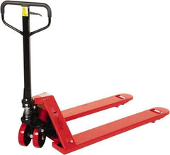 Vestil - 5,500 Lb Capacity, 7-3/4" Lift Economy Pallet Truck - 2-7/8" Min Lift Height, 48" Fork Length x 27" Fork Width, 27" Overall Width - Benchmark Tooling