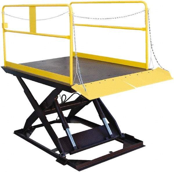 Vestil - 5,000 Lb Capacity Multi-Level Support Scissor Lift Table - 8" to 68" Lift Height, 96" Platform Length x 48" Platform Width - Benchmark Tooling