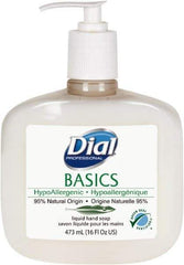 Dial - 16 oz Pump Bottle Liquid Soap - White Pearlescent, Rosemary & Mint Scent - Benchmark Tooling