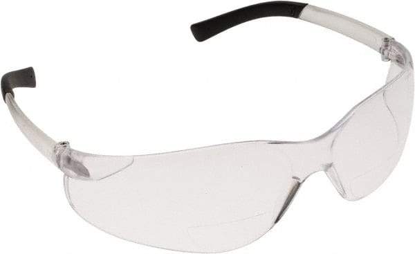 PRO-SAFE - +1.5, Clear Lenses, Scratch Resistant, Frameless Magnifying Safety Glasses - UV Protection - Benchmark Tooling