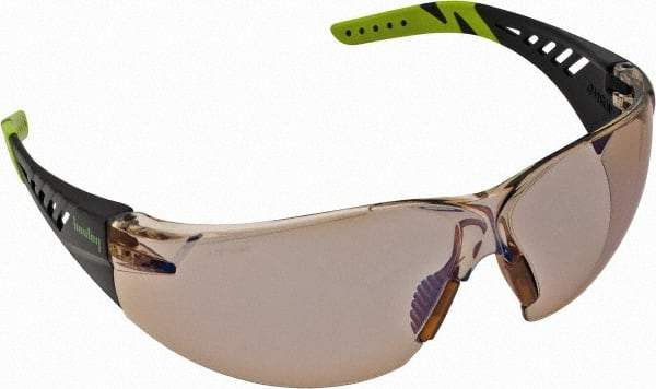 PRO-SAFE - Indoor/Outdoor Blue Lenses, Frameless Safety Glasses - Anti-Fog, Scratch Resistant, Size Universal, Wrap Around - Benchmark Tooling