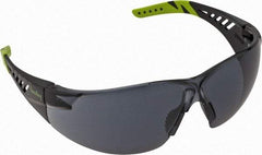 PRO-SAFE - Gray Lenses, Frameless Safety Glasses - Anti-Fog, Scratch Resistant, Size Universal, Wrap Around - Benchmark Tooling