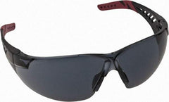 PRO-SAFE - Gray Lenses, Frameless Safety Glasses - Anti-Fog, Scratch Resistant, Size Universal, Wrap Around - Benchmark Tooling