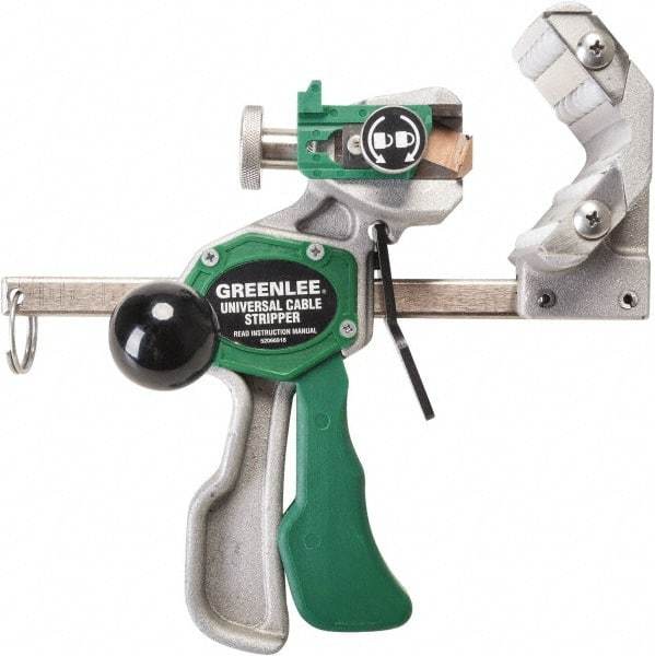 Greenlee - 1/2" to 3" Capacity Cable Wire Stripper - 1/2" Min Wire Gage - Benchmark Tooling