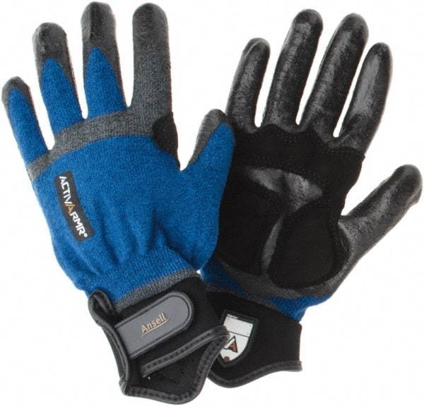 Ansell - Foam Nitrile Work Gloves - Sz. M, Paired - Benchmark Tooling
