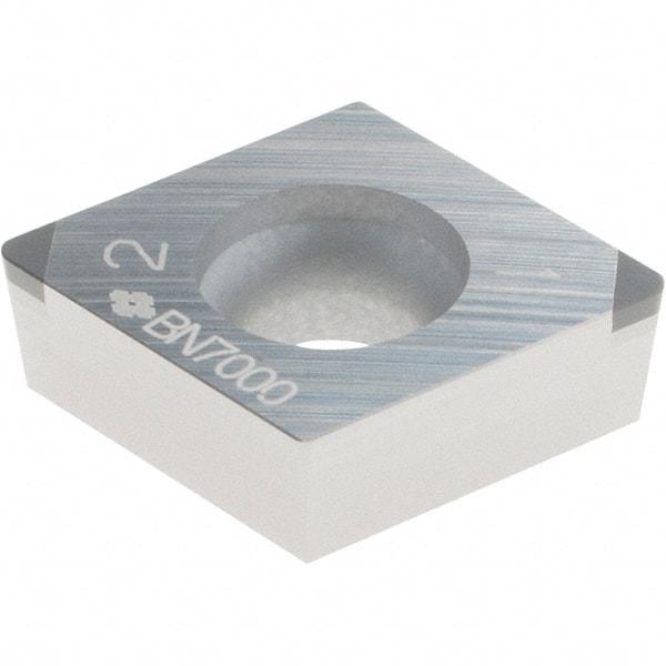 Sumitomo - 2NU-CCGA432 - Grade BN7000 PCBN Turning Insert - 80° Diamond, 1/2" Inscr Circle, 3/16" Thick, 1/32" Corner Radius - Benchmark Tooling