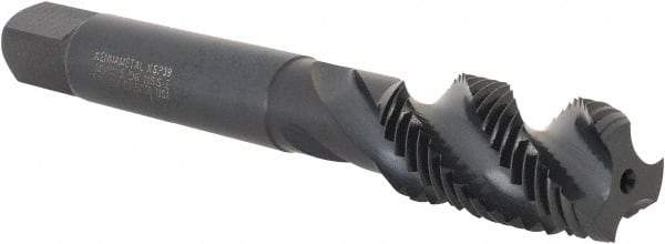 Kennametal - M14x1.50 3 Flute Modified Bottoming Spiral Flute Tap - Vanadium High Speed Steel, Oxide Finish, 3-19/32" OAL, Right Hand Flute, Right Hand Thread, D6, Series GOtap\xAE - Benchmark Tooling