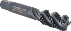 Kennametal - 3/4-10 4 Flute Bottoming Spiral Flute Tap - Vanadium High Speed Steel, Oxide Finish, 4-1/4" OAL, Right Hand Flute, Right Hand Thread, H3, Series GOtap\xAE - Benchmark Tooling
