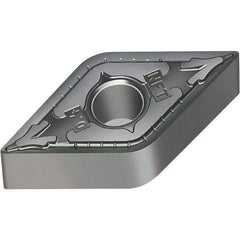 Walter - DNGG442 NFT Grade WS10 Carbide Turning Insert - Uncoated, 55° Diamond, 1/2" Inscr Circle, 1/4" Thick, 1/32" Corner Radius - Benchmark Tooling