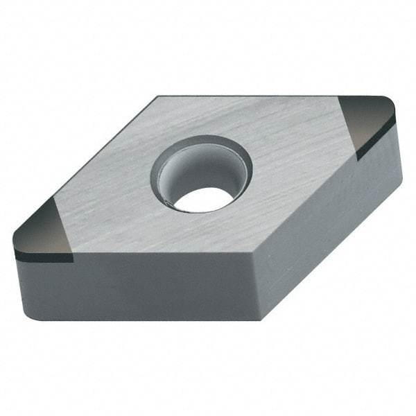 Walter - DNMA441 Grade WCB50 CBN Turning Insert - Uncoated, 55° Diamond, 1/2" Inscr Circle, 1/4" Thick, 1/64" Corner Radius - Benchmark Tooling