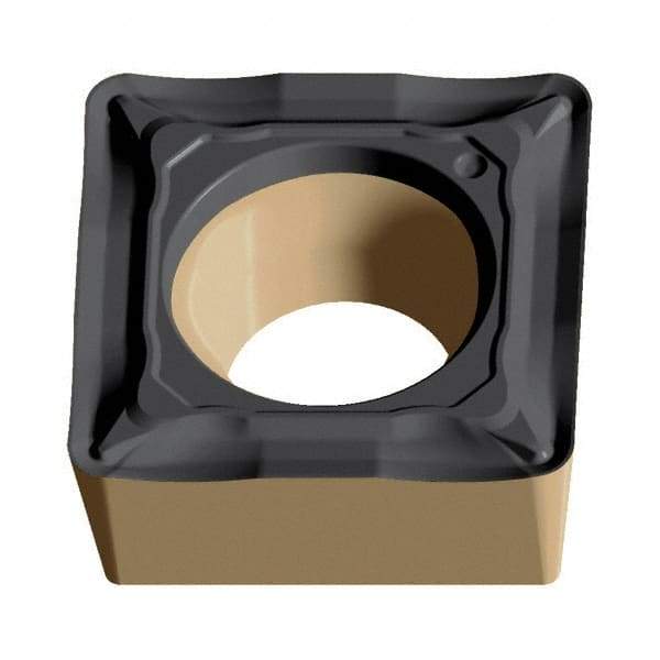 Walter - SCMT32.52 PF4 Grade WPP01 Carbide Turning Insert - TiCN/Al2O3/TiN Finish, 90° Square, 3/8" Inscr Circle, 5/32" Thick, 1/32" Corner Radius - Benchmark Tooling