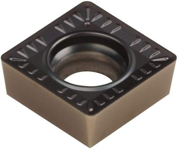 Walter - SCMT32.52 PM5 Grade WSM20 Carbide Turning Insert - 90° Square, 3/8" Inscr Circle, 5/32" Thick, 1/32" Corner Radius - Benchmark Tooling