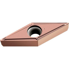 Walter - VCGT220.5 PF2 Grade WSM20 Carbide Turning Insert - TiAlN/Al2O3/ZrCN Finish, 35° Diamond, 1/4" Inscr Circle, 1/8" Thick, 0.008" Corner Radius - Benchmark Tooling