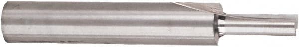 Freud - 3/8" Diam, 1/4" Shank Diam, 3/8" Length of Cut, 2 Flute Double Edge Straight Router Bit - 1-3/4" Overall Length, Solid Carbide - Benchmark Tooling