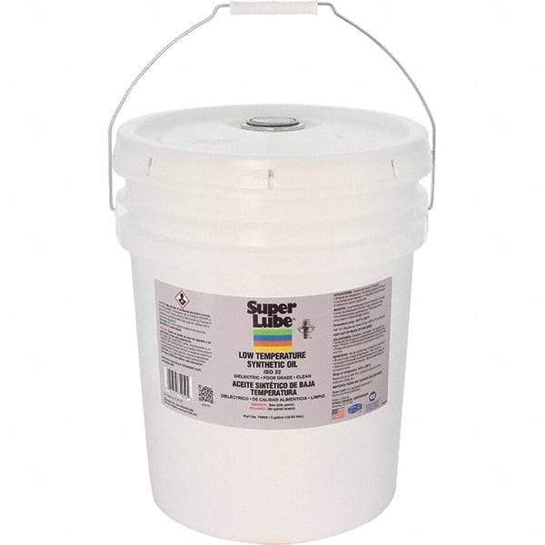 Synco Chemical - 5 Gal Pail Synthetic Lubricant - Translucent, -85°F to 392°F, Food Grade - Benchmark Tooling