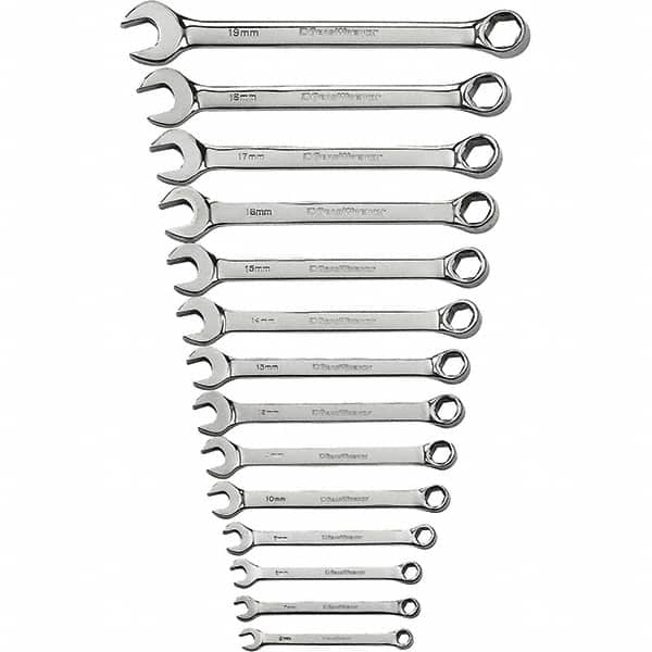 GearWrench - Wrench Sets Tool Type: Combination Wrench System of Measurement: Metric - Benchmark Tooling