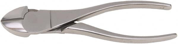 Aven - 7" OAL, 12 AWG Capacity, Diagonal Cutter - 3/4" Jaw Length x 5/8" Jaw Width, Oval Head, Stainless Steel Handle - Benchmark Tooling