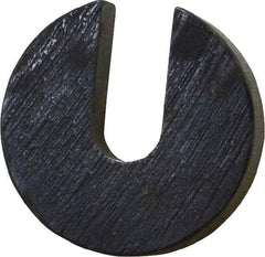 Gibraltar - 5/16" Bolt, 5/16" Thick, Black Oxide Finish, Case Hardened Steel C Washer - Grade 12L14, 11/32" Inside & 1-1/4" OD - Benchmark Tooling