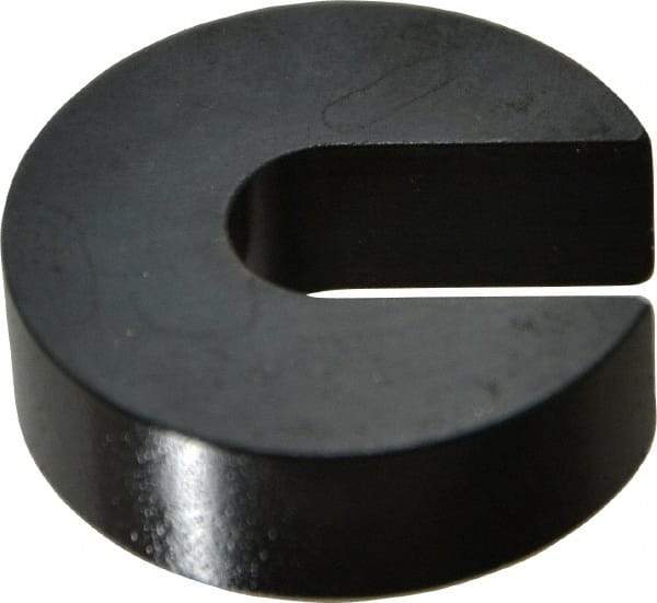 Gibraltar - 5/16 or 3/8" Bolt, 3/8" Thick, Black Oxide Finish, Case Hardened Steel C Washer - Grade 12L14, 13/32" Inside & 1-1/4" OD - Benchmark Tooling