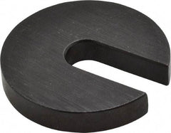 Gibraltar - 7/16 or 1/2" Bolt, 3/8" Thick, Black Oxide Finish, Case Hardened Steel C Washer - Grade 12L14, 17/32" Inside & 2-1/4" OD - Benchmark Tooling