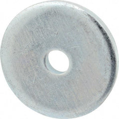 Gibraltar - 3/8" Screw, Steel Fender Flat Washer - 13/32" ID x 2" OD, 1/4" Thick, Zinc-Plated Finish - Benchmark Tooling