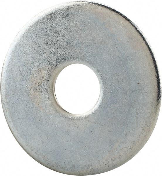 Gibraltar - 5/8" Screw, Steel Fender Flat Washer - 11/16" ID x 2-1/2" OD, 1/8" Thick, Zinc-Plated Finish - Benchmark Tooling