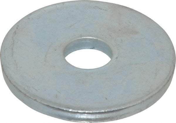 Gibraltar - 5/8" Screw, Steel Fender Flat Washer - 11/16" ID x 2-1/2" OD, 1/4" Thick, Zinc-Plated Finish - Benchmark Tooling