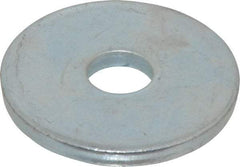 Gibraltar - 5/8" Screw, Steel Fender Flat Washer - 11/16" ID x 2-1/2" OD, 1/4" Thick, Zinc-Plated Finish - Benchmark Tooling