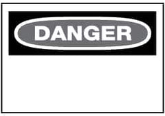 NMC - "Danger", 20" Long x 28" Wide, Aluminum Safety Sign - Rectangle, 0.04" Thick, Use for Accident Prevention - Benchmark Tooling