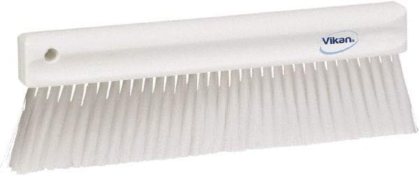 Vikan - Polyester Counter Brush - 2" Bristle Length, 11" Long x 1-1/4" Wide Head, White - Benchmark Tooling