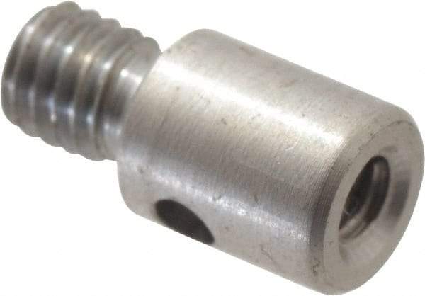 SPI - M2 Female, M3 Male, Stainless Steel, CMM Thread Adapter - 5mm Long - Benchmark Tooling