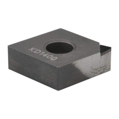 Kennametal - CNMS431 F Grade KD1400 Polycrystalline Diamond (PCD) Turning Insert - 80° Diamond, 1/2" Inscr Circle, 3/16" Thick, 1/64" Corner Radius - Benchmark Tooling