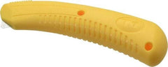 PHC - Fixed Film Cutter - 1/4" Blade, Yellow Ergonomic Grip Handle, 1 Blade Included - Benchmark Tooling