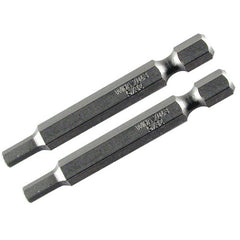 2.5MM 70MM OAL HEX POWER BIT 2/PK - Benchmark Tooling