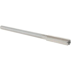 Alvord Polk - 0.3955" High Speed Steel 6 Flute Chucking Reamer - Straight Flute, 0.3105" Straight Shank, 1-3/4" Flute Length, 7" OAL - Benchmark Tooling