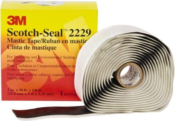 3M - 1" x 10', Black Rubber Electrical Tape - 125 mil Thick - Benchmark Tooling