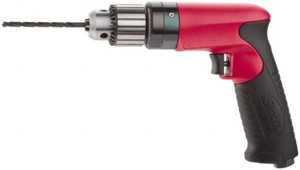 Sioux Tools - 1/4" Keyed Chuck - Pistol Grip Handle, 2,600 RPM, 11.8 LPS, 25 CFM, 0.6 hp - Benchmark Tooling