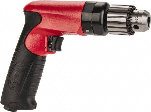 Sioux Tools - 3/8" Keyed Chuck - Pistol Grip Handle, 2,600 RPM, 11.8 LPS, 25 CFM, 0.6 hp - Benchmark Tooling