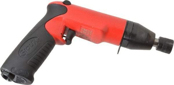 Sioux Tools - 1/4" Bit Holder, 2,000 RPM, Pistol Grip Handle Air Screwdriver - 80 In/Lb Torque, 30 CFM - Benchmark Tooling