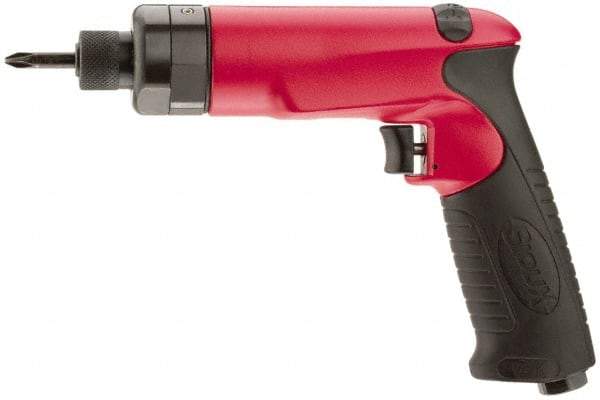 Sioux Tools - 1/4" Bit Holder, 700 RPM, Pistol Grip Handle Air Screwdriver - 220 In/Lb Torque, 30 CFM - Benchmark Tooling